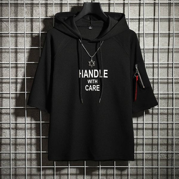 summer fashion tshirt streetwear casual hooded sweater large size loose mens t shirt funny high sterrt tees hip hop t shirt, White;black
summer fashion tshirt streetwear casual hooded sweater large size loose mens t shirt funny high sterrt tees hip hop t shirt, White;black