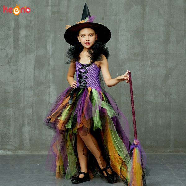 girls halloween witch tutu dress rainbow trailing tulle kids carnival cosplay party dress children fancy ball gown dress costume t200624, Red;yellow
girls halloween witch tutu dress rainbow trailing tulle kids carnival cosplay party dress children fancy ball gown dress costume t200624, Red;yellow