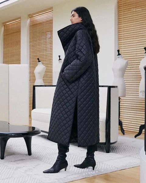 black quilted long trench coat big lapel collar oversized coats side slit woman new fashion 20201, Tan;black
black quilted long trench coat big lapel collar oversized coats side slit woman new fashion 20201, Tan;black