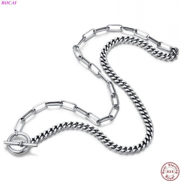 bocai solide s925 sterling silver necklace women's simple clavicle chain thai silver chaoren fashion chain necklace jewelry
bocai solide s925 sterling silver necklace women's simple clavicle chain thai silver chaoren fashion chain necklace jewelry