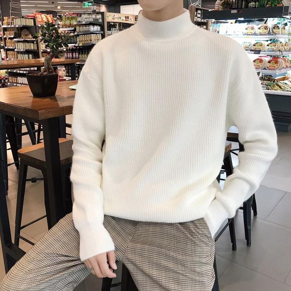 men's sweaters knitted men turtleneck sweater pullove luxury white outdoor sueteres para hombre casual youthful vitality bd50ts, White;black
men's sweaters knitted men turtleneck sweater pullove luxury white outdoor sueteres para hombre casual youthful vitality bd50ts, White;black