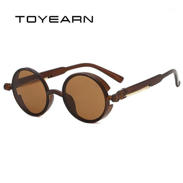 classic vintage brand designer steampunk round sunglasses men women steam punk ocean lens sun glasses for male female uv4001, White;black
classic vintage brand designer steampunk round sunglasses men women steam punk ocean lens sun glasses for male female uv4001, White;black