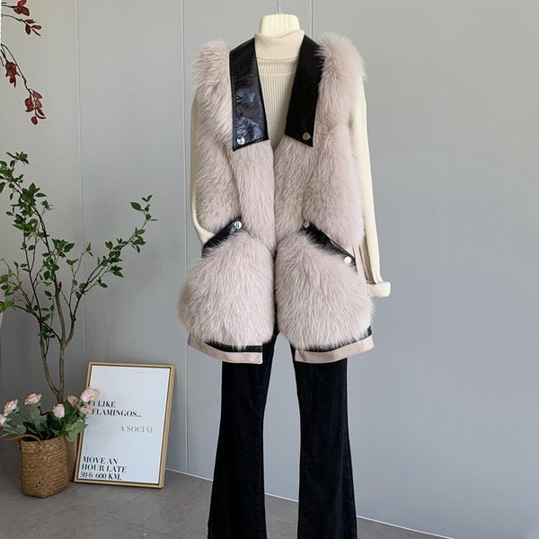 fursarcar 2020 new real natrual fur vest genuine motorcycle leather fur women winter waistcoat sheep skin gilet, Black
fursarcar 2020 new real natrual fur vest genuine motorcycle leather fur women winter waistcoat sheep skin gilet, Black