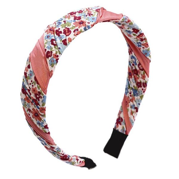 women retro floral headband color block striped bandana ruched winding hair hoop l4me 
women retro floral headband color block striped bandana ruched winding hair hoop l4me