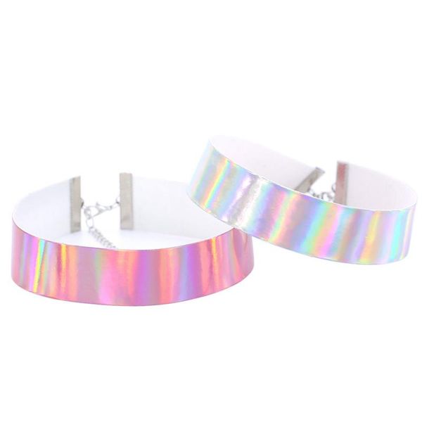 bright sharp ab color laser pu artificial leather necklace collar choker punk harajuku jewelry batcave rock, Golden;silver
bright sharp ab color laser pu artificial leather necklace collar choker punk harajuku jewelry batcave rock, Golden;silver