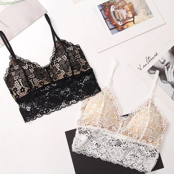 women lingerie lace v neck floral bralette bra tank camis underwear lace bra crop camisole, Black;white
women lingerie lace v neck floral bralette bra tank camis underwear lace bra crop camisole, Black;white