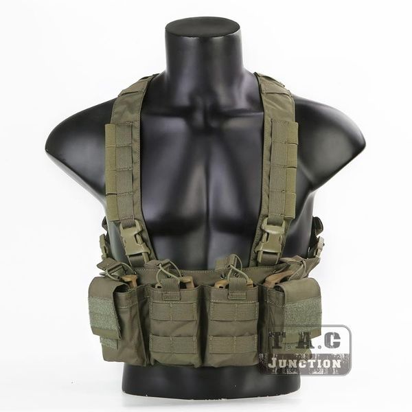 combat rapid assault chest rig emersongear quick release carrier vest harness w/ m4 m16 mag magazine pouch ranger green, Camo;black
combat rapid assault chest rig emersongear quick release carrier vest harness w/ m4 m16 mag magazine pouch ranger green, Camo;black