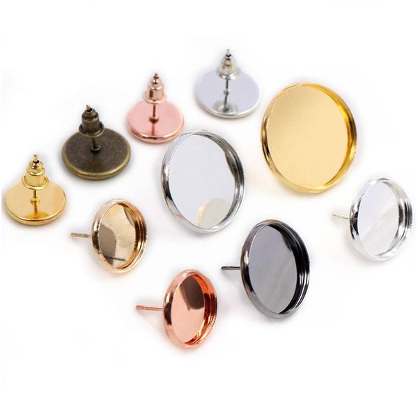 6/8/10/12/14/16/18/20mm 8 colors plated stainless iron earring studs(with ear plug) base,fit 6-20mm glass c jllfwx, White
6/8/10/12/14/16/18/20mm 8 colors plated stainless iron earring studs(with ear plug) base,fit 6-20mm glass c jllfwx, White