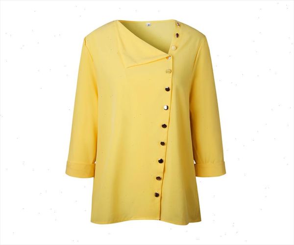 chiffon blouse 2021 fashion long sleeve women blouses and skew collar solid shirt casual blusas chemise femme, White
chiffon blouse 2021 fashion long sleeve women blouses and skew collar solid shirt casual blusas chemise femme, White