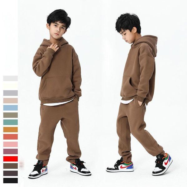 teen winter boys clothing set 2021 new casual fleece thicken hoodie sport pant two pieces suit for boys clothes kids outfits, White
teen winter boys clothing set 2021 new casual fleece thicken hoodie sport pant two pieces suit for boys clothes kids outfits, White