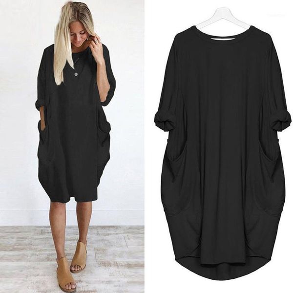 plus size dresses for women casual loose half sleeve crew neck dress ladies oversized dress beach dresses with pocket1, Black;gray
plus size dresses for women casual loose half sleeve crew neck dress ladies oversized dress beach dresses with pocket1, Black;gray
