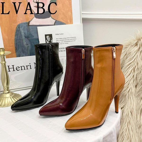 boots 2021 women ankle pu leather zipper booties high heels autumn shoes white black1, Black
boots 2021 women ankle pu leather zipper booties high heels autumn shoes white black1, Black