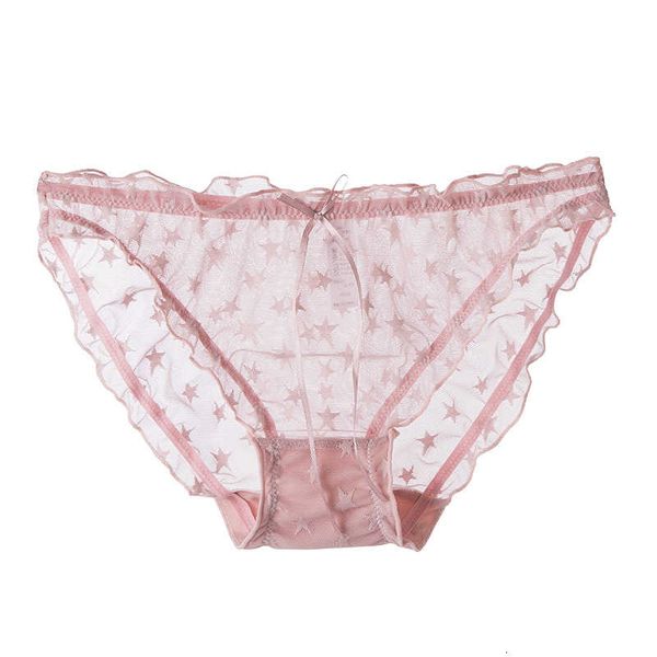 star net yarn women's pure cotton crotch girl perspective low waist bow lace panties comfortable briefs, Black;pink
star net yarn women's pure cotton crotch girl perspective low waist bow lace panties comfortable briefs, Black;pink