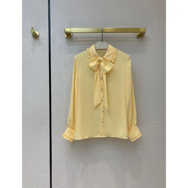 12.19 high end quality fashion temperament elegant lapel bow pearl ruched decoration shirt blouse women 2 color1, White
12.19 high end quality fashion temperament elegant lapel bow pearl ruched decoration shirt blouse women 2 color1, White