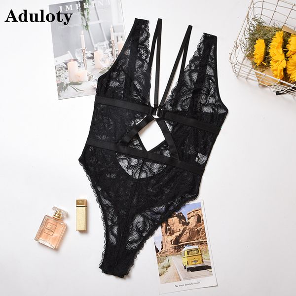 aduloty new women's lace teddy bodysuit openwork mesh see-through strap bra underwear thong one-piece pajamas lingerie set 201202, Red;black
aduloty new women's lace teddy bodysuit openwork mesh see-through strap bra underwear thong one-piece pajamas lingerie set 201202, Red;black