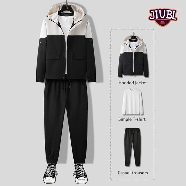 jiubl men clothing tracksuit set men colorblock sweat suits 3 pcs jogger shorts casual fashion sports wear 2020 leisure suit1, Gray 
jiubl men clothing tracksuit set men colorblock sweat suits 3 pcs jogger shorts casual fashion sports wear 2020 leisure suit1, Gray