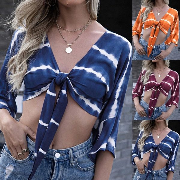 2020 women blouse summer 3/4 sleeve polyester v neck bowknot tie floral print blouse women elegant women clothing #bt4u, White
2020 women blouse summer 3/4 sleeve polyester v neck bowknot tie floral print blouse women elegant women clothing #bt4u, White