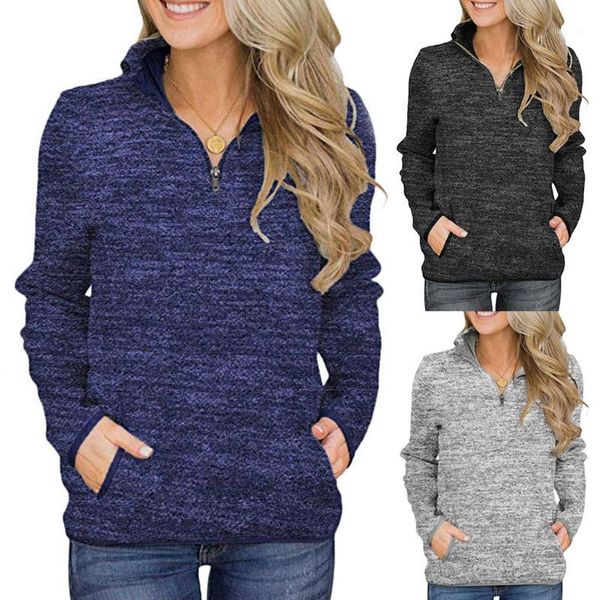 autumn hoodies sweatshirt women quarter zipper stand collar long sleeve casual sweatshirt with pockets sudadera mujer moletom1, Black
autumn hoodies sweatshirt women quarter zipper stand collar long sleeve casual sweatshirt with pockets sudadera mujer moletom1, Black