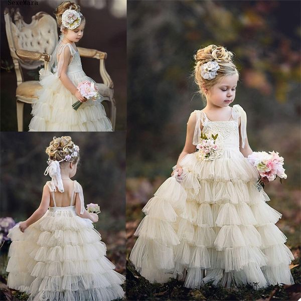 white princess flower girls dresses ruched ruffles tulle first communion dress lace appliqued spaghetti strap custom made kids pageant dress, White;blue
white princess flower girls dresses ruched ruffles tulle first communion dress lace appliqued spaghetti strap custom made kids pageant dress, White;blue