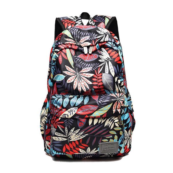 floral backpack rural style waterproof nylon school bag for teenage girls large capacity leisure or travel bag for women
floral backpack rural style waterproof nylon school bag for teenage girls large capacity leisure or travel bag for women