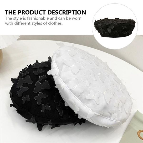 beanie/skull caps 1pc stereo beret fashion hat cap butterfly women painter, Blue;gray
beanie/skull caps 1pc stereo beret fashion hat cap butterfly women painter, Blue;gray