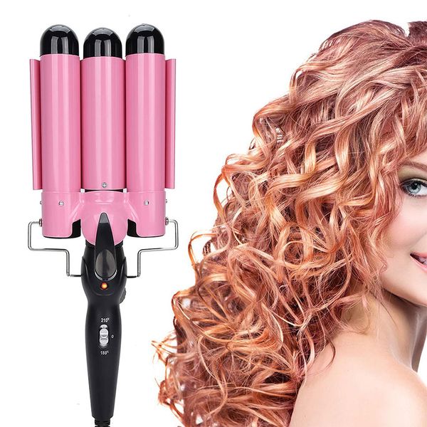 3 бочка curling iron wand ceramic curling утюг воды ripple пермь стик температуры регулируемые инструменты щипцы для волос для влажной и сух
3 бочка curling iron wand ceramic curling утюг воды ripple пермь стик температуры регулируемые инструменты щипцы для волос для влажной и сух