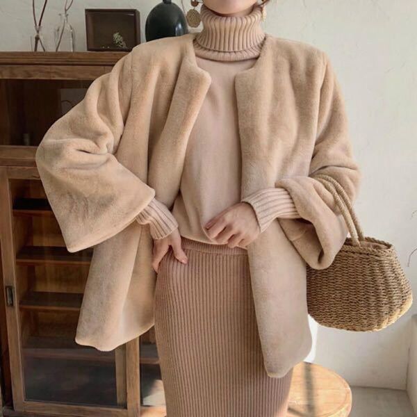 2021 women winter vintage faux fur coat female thick warm o-neck long sleeve jacket lady causal solid slim outerwear e232, Black
2021 women winter vintage faux fur coat female thick warm o-neck long sleeve jacket lady causal solid slim outerwear e232, Black
