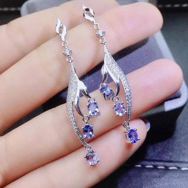 stud coming luxury 100% natural and real tanzanite earring 925 sterling silver fine jewelry, Golden;silver
stud coming luxury 100% natural and real tanzanite earring 925 sterling silver fine jewelry, Golden;silver