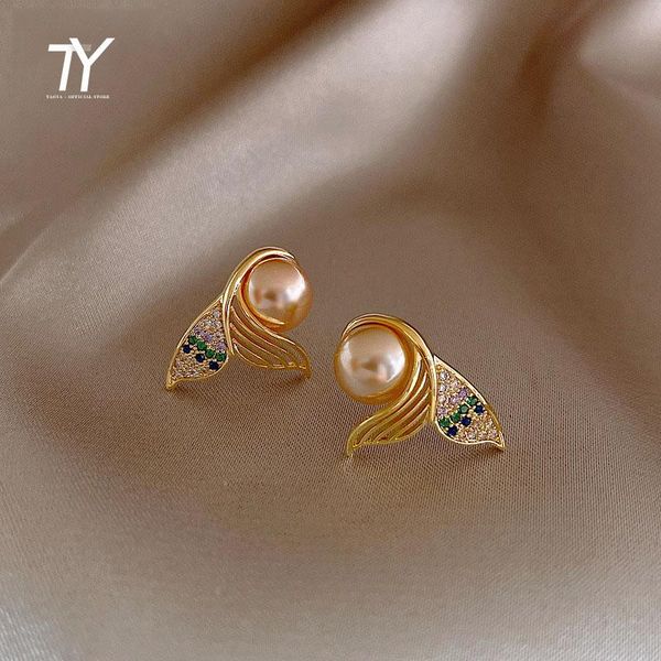 dangle & chandelier french romantic beauty fishtail pearl zircon earrings fashion korean women jewelry classic party set lady, Silver
dangle & chandelier french romantic beauty fishtail pearl zircon earrings fashion korean women jewelry classic party set lady, Silver