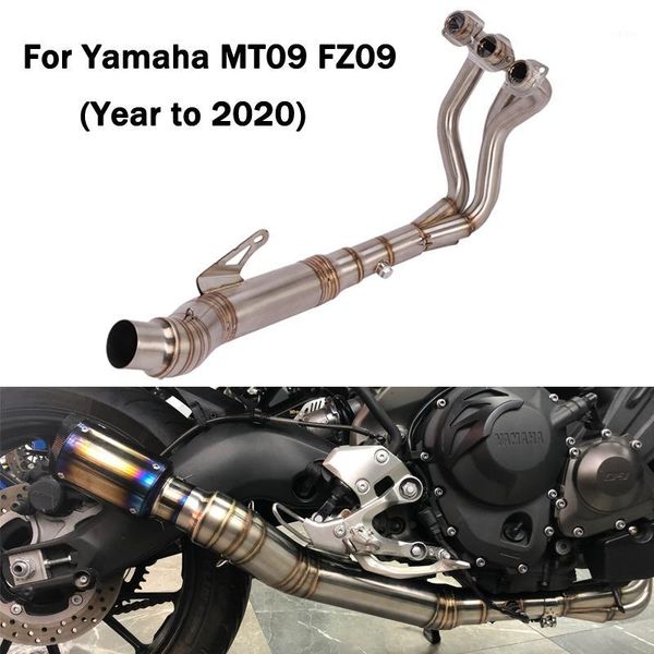motorcycle exhaust front header connect link pipe escape middle section tube slip on 60mm muffler for mt09 fz091
motorcycle exhaust front header connect link pipe escape middle section tube slip on 60mm muffler for mt09 fz091