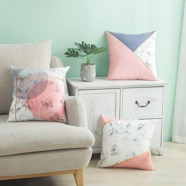 cushion/decorative pillow case nordic style marble texture geometric super soft custom sofa cushion office nap cover
cushion/decorative pillow case nordic style marble texture geometric super soft custom sofa cushion office nap cover