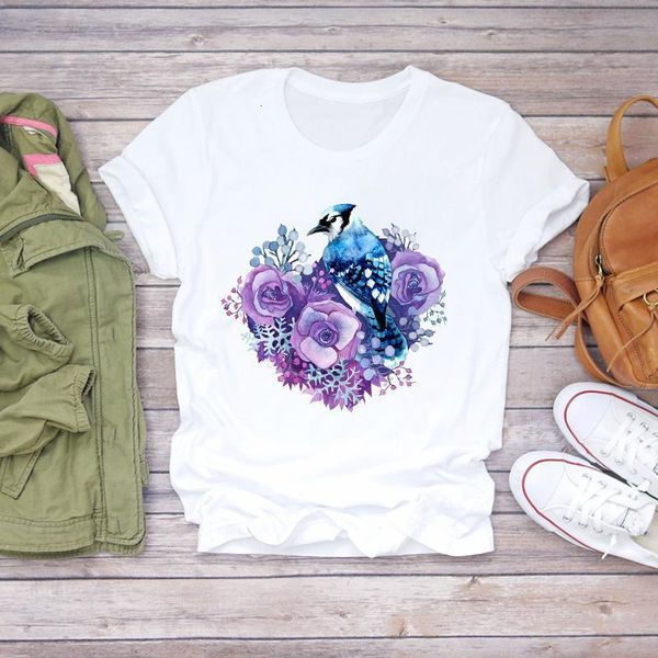 women watercolor bird flower floral short sleeve clothing summer shirt t-shirts t graphic female ladies womens tee t-shirt, White
women watercolor bird flower floral short sleeve clothing summer shirt t-shirts t graphic female ladies womens tee t-shirt, White