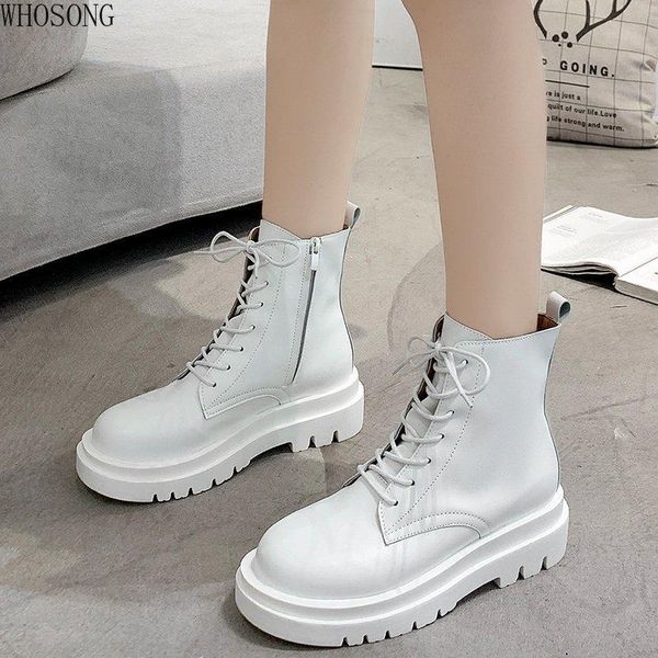 2020 autumn women ankle boots platform black motorcycle boots punk gothic shoes woman white leather combat for women
2020 autumn women ankle boots platform black motorcycle boots punk gothic shoes woman white leather combat for women