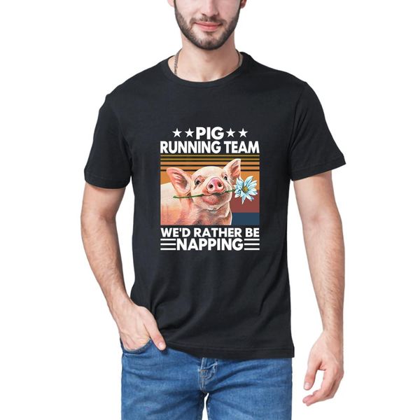 sport pig running team we'd rather be napping vintage funny neck summer men's 100% cotton short sleeves t-shirt humor gift tee
sport pig running team we'd rather be napping vintage funny neck summer men's 100% cotton short sleeves t-shirt humor gift tee