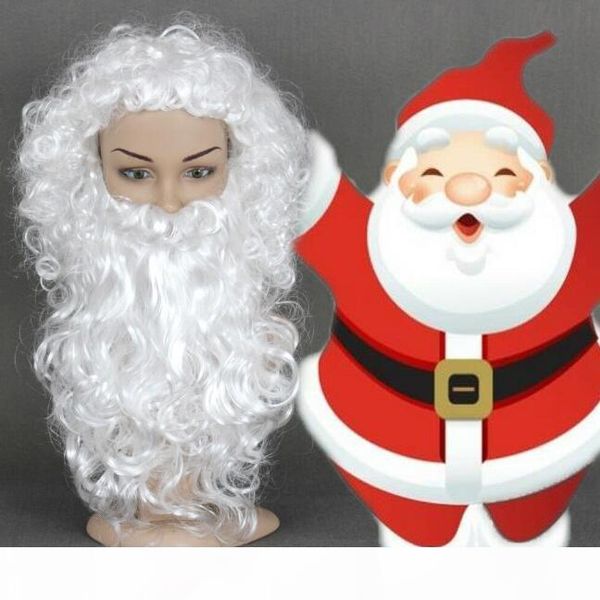 gt;>>new fashion santa claus and beard set white wave curly christmas cosplay synthetic wigs, Black;brown
gt;>>new fashion santa claus and beard set white wave curly christmas cosplay synthetic wigs, Black;brown