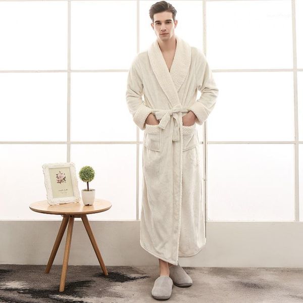 men's sleepwear winter flannel robe bathrobe coral fleece mens autumn long sleeve nightshirts thicken warm lounge kimono homewear1, Black;brown
men's sleepwear winter flannel robe bathrobe coral fleece mens autumn long sleeve nightshirts thicken warm lounge kimono homewear1, Black;brown