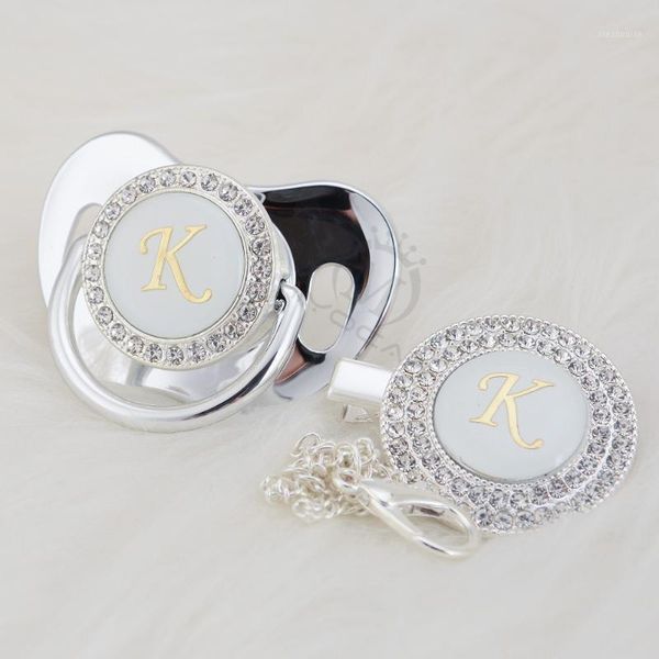 pacifiers# miyocar silver initials letter k lovely bling pacifier and clip set unique bpa dummy baby shower gift lk-11
pacifiers# miyocar silver initials letter k lovely bling pacifier and clip set unique bpa dummy baby shower gift lk-11