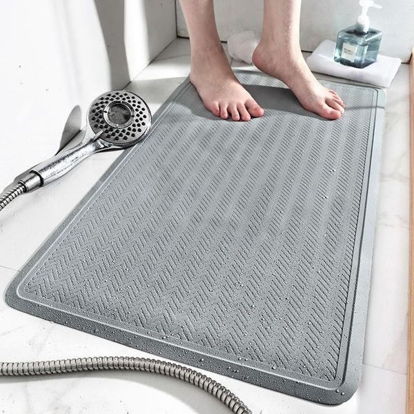 16 inch x 28 inch bath shower floor mat with suction cup non slip resistant, stall mat for bathroom -grey1
16 inch x 28 inch bath shower floor mat with suction cup non slip resistant, stall mat for bathroom -grey1