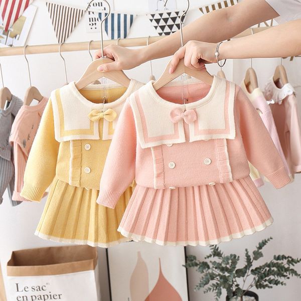 girls knitwear 2pcs clothes set baby knit pullover sweater+pleated skirts kids chindren preppy student 2020 autumn suit s11205 1021, White
girls knitwear 2pcs clothes set baby knit pullover sweater+pleated skirts kids chindren preppy student 2020 autumn suit s11205 1021, White