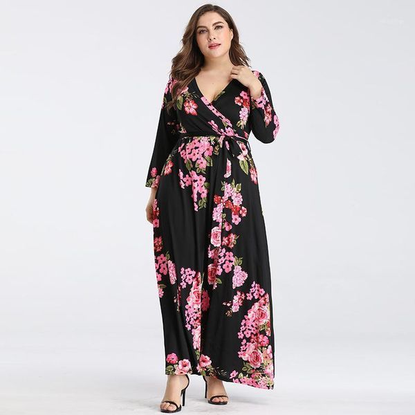 plus size long dress summer new fashion boho women v neck elegant long sleeve loose robe femme yellow black maxi dress1, Black;gray
plus size long dress summer new fashion boho women v neck elegant long sleeve loose robe femme yellow black maxi dress1, Black;gray