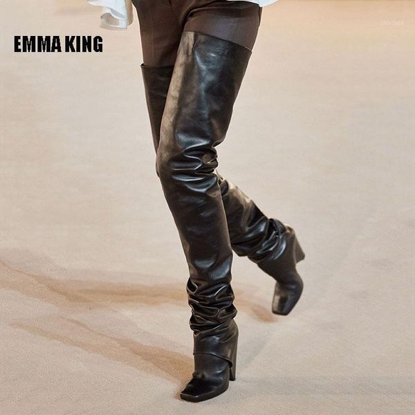 fashion women thigh high boots tapered high heels boots square toe super gold night club shoes women us size1, Black
fashion women thigh high boots tapered high heels boots square toe super gold night club shoes women us size1, Black