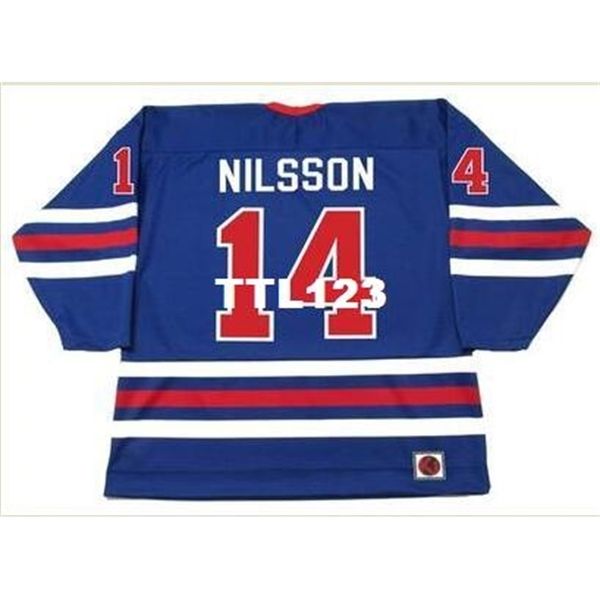 740 #14 ulf nilsson winnipeg jets 1974 wha tck home away hockey jersey or custom any name or number retro jersey, Black
740 #14 ulf nilsson winnipeg jets 1974 wha tck home away hockey jersey or custom any name or number retro jersey, Black