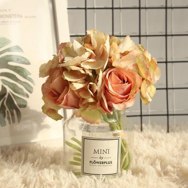 27cm autumn artificial flower decoration bridal bouquet hydrangea pompom flores 4 colors for wedding party flowers home decorate
27cm autumn artificial flower decoration bridal bouquet hydrangea pompom flores 4 colors for wedding party flowers home decorate