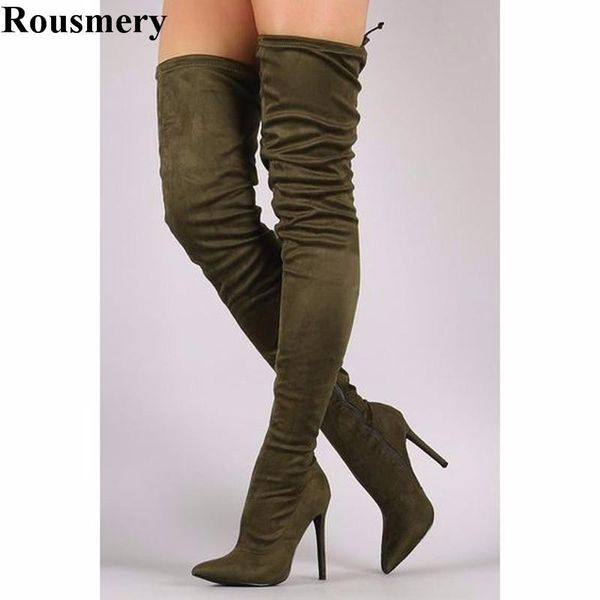 2020 new design women fashion pointed toe over knee slim style high heel boots stiletto heel long legging boots dress shoes, Black
2020 new design women fashion pointed toe over knee slim style high heel boots stiletto heel long legging boots dress shoes, Black
