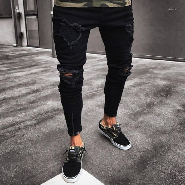 knee hole cool men black skinny biker jeans frayed slim fit long denim trousers summer casual streetwear jeans1, Blue
knee hole cool men black skinny biker jeans frayed slim fit long denim trousers summer casual streetwear jeans1, Blue
