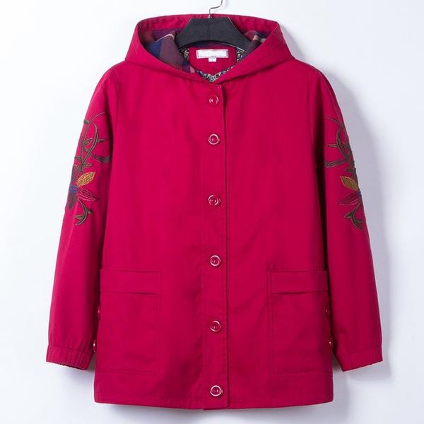 spring autumn middle-aged female windbreaker new embroidery single-breasted hooded outerwear plus size women cotton trench coat1, Tan;black
spring autumn middle-aged female windbreaker new embroidery single-breasted hooded outerwear plus size women cotton trench coat1, Tan;black