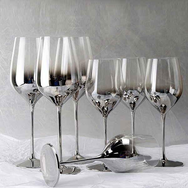 electroplate red wine cup gray goblet glass cups crystal champagne glasses l party drinkware wedding gift q1222
electroplate red wine cup gray goblet glass cups crystal champagne glasses l party drinkware wedding gift q1222