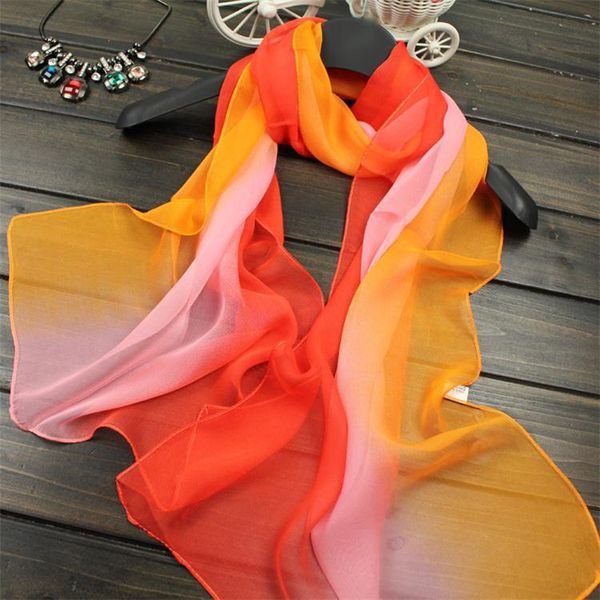 160cm women's long soft wrap scarf ladies shawl chiffon gradient color fantastic thin silk scarf seaside beach gift for women wmtkjx, Black;white
160cm women's long soft wrap scarf ladies shawl chiffon gradient color fantastic thin silk scarf seaside beach gift for women wmtkjx, Black;white