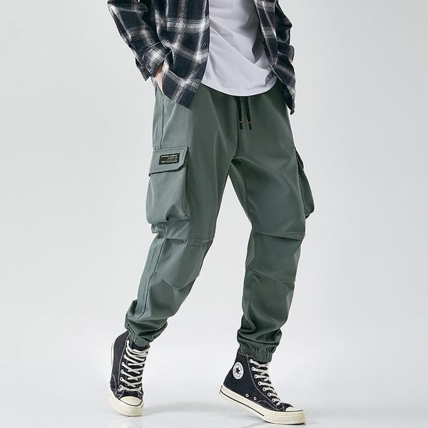 men's pants 2021 overalls men hip hop sweatpants harajuku baggy vintage joggers harem pocket streetwear cargo jogger, Black 
men's pants 2021 overalls men hip hop sweatpants harajuku baggy vintage joggers harem pocket streetwear cargo jogger, Black