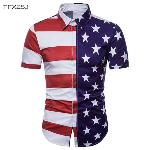 men's casual shirts american flag print shirt men 2021 brand slim fit short sleeve chemise homme striped camisa social masculina1, White;black
men's casual shirts american flag print shirt men 2021 brand slim fit short sleeve chemise homme striped camisa social masculina1, White;black
